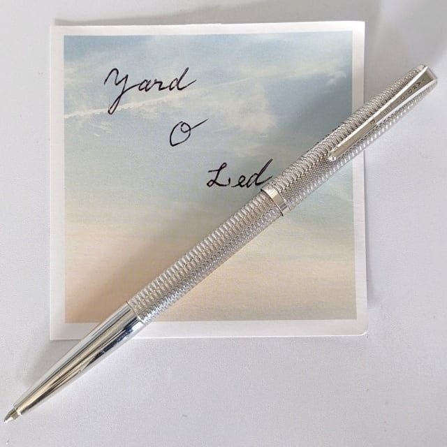 [Rare and discontinued model] Yard O Led ballpoint pen, 925 silver / Made in 195