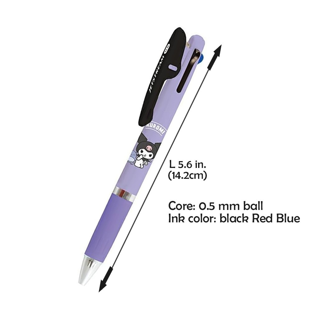 Jetstream 3 color Ballpoint pen, Kuromi, Hello Kitty, Chiikawa, pikachu, snoopy