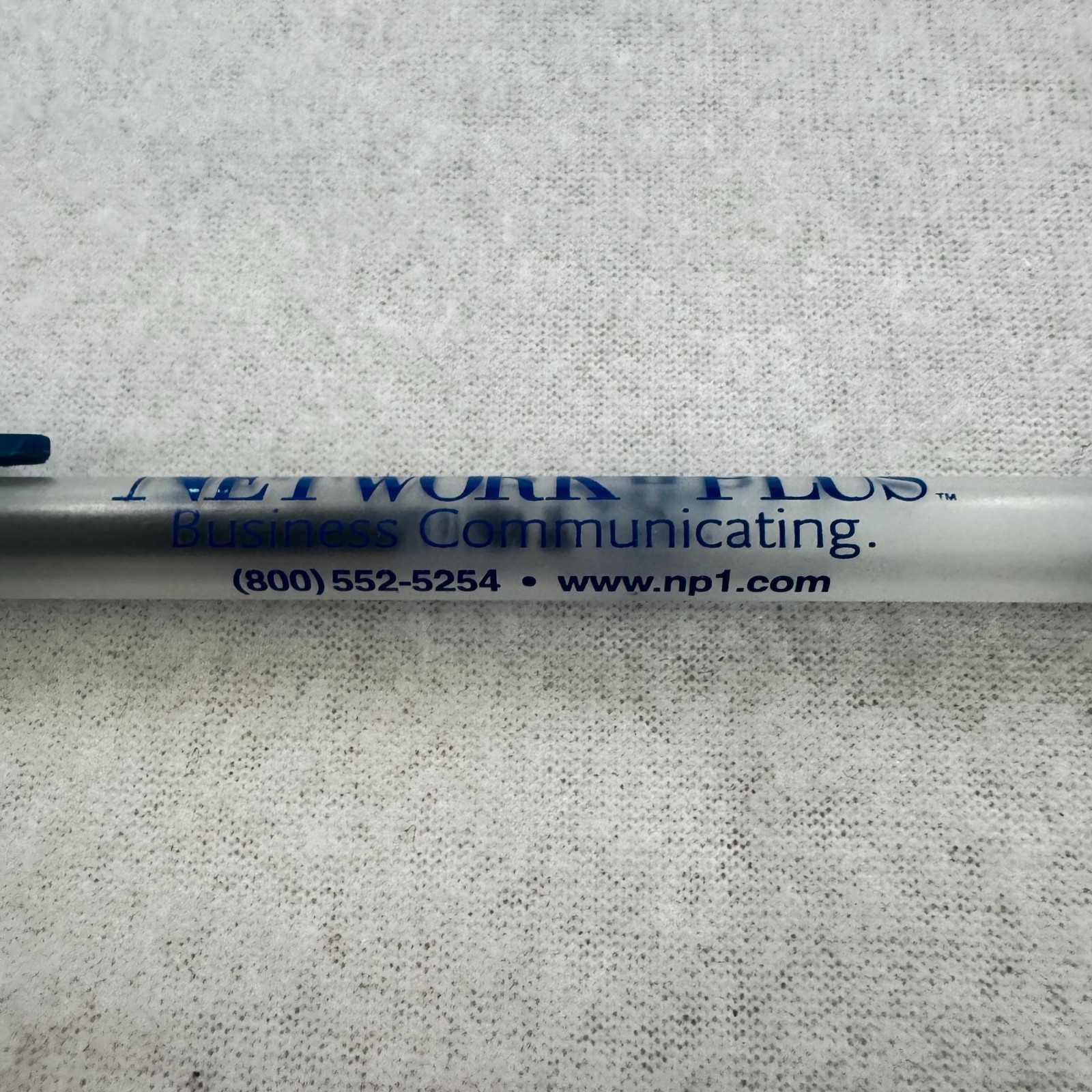 Network Plus 2001 Blue Ink Ballpoint Pen With Cap – clec np1.com