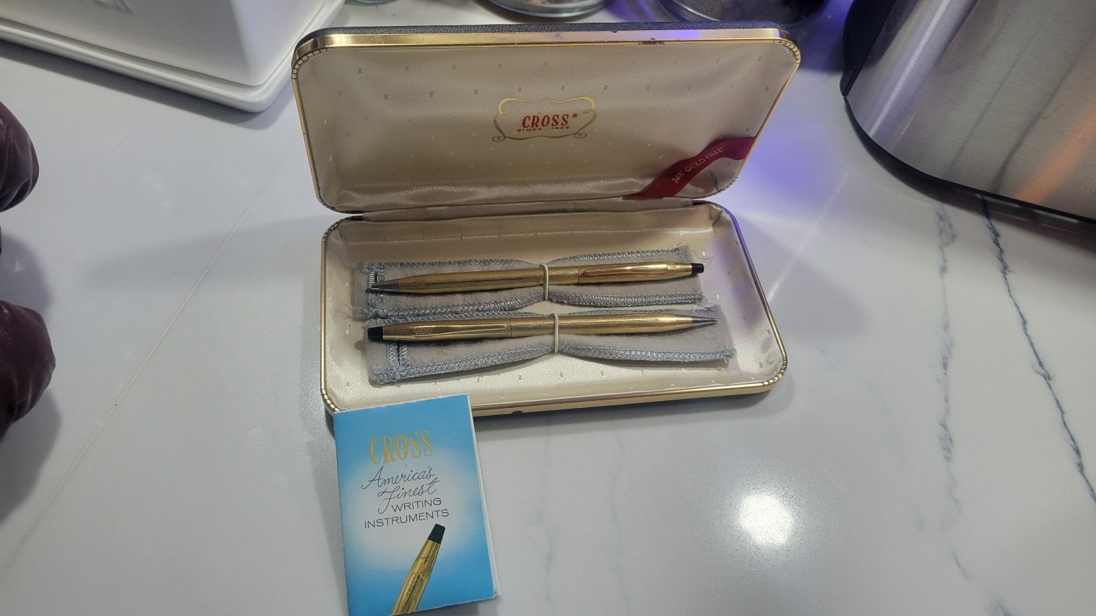Vintage Cross 14kt Gold Pen and Pencil Set