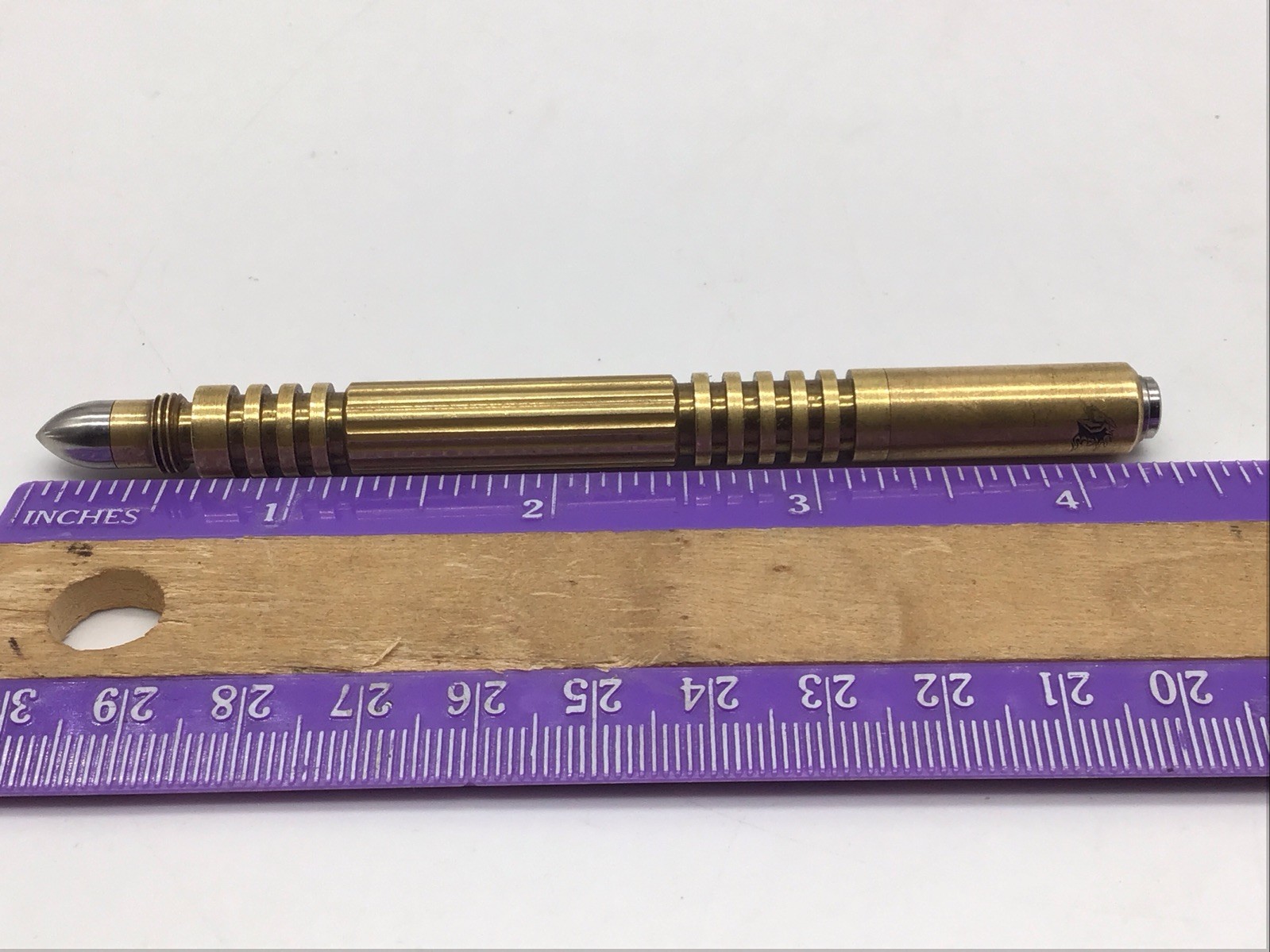 Rick Hinderer Knives Copper Investigator Pen Solid Copper EDC Tactical Pen