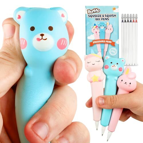 Cute Pens | Refills Included | Cute Pens with Soft Grip | Fun Pens for Kids