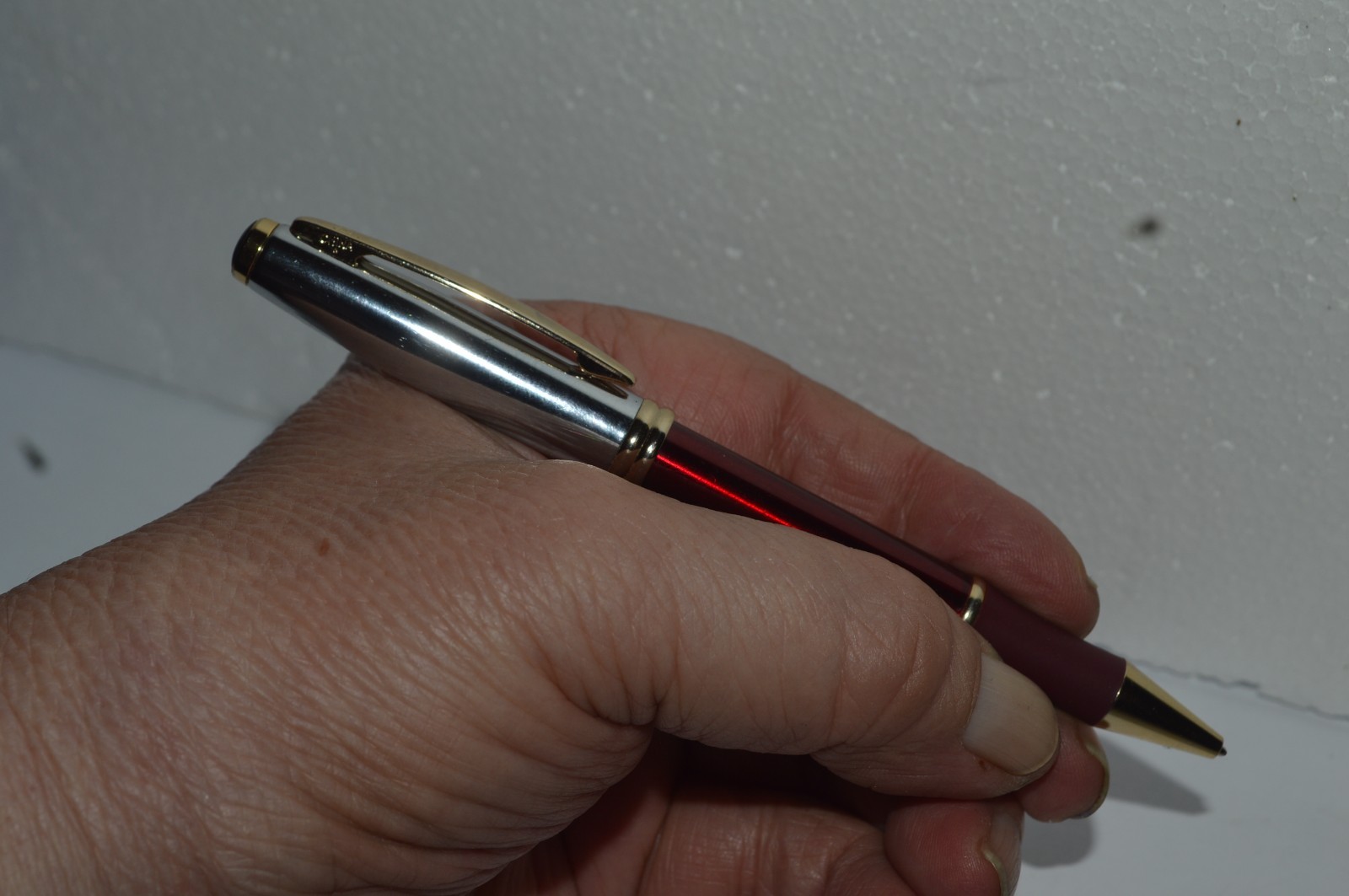 Premium Ballpoint Pen Thick Ergonomic Grip Lacquer & Crome GT Circa 1990s