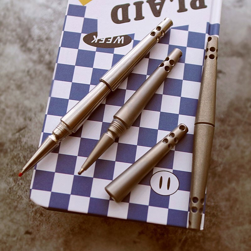 Titanium Alloy Ballpoint Pen Business Tactical Pen Office Stationery Outdoor EDC