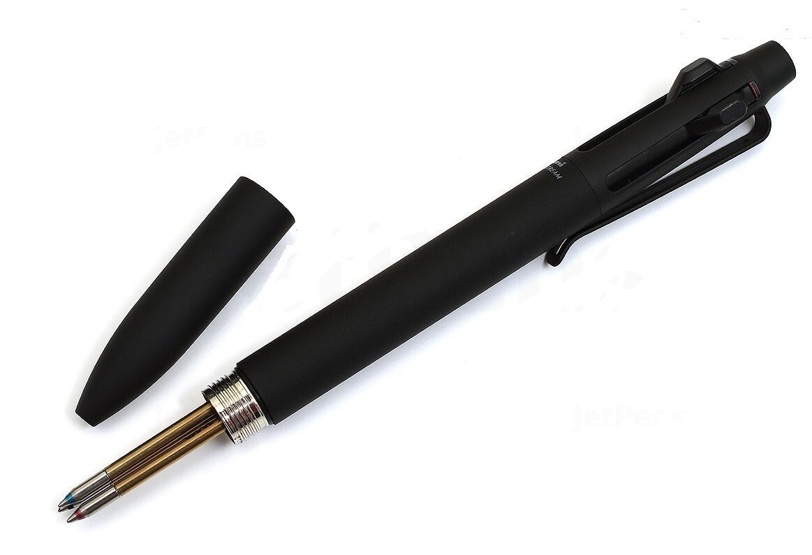 Japan Mitsubishi Uni Jetstream Prime 3 Color Multi Ballpoint Pen Matte Black New