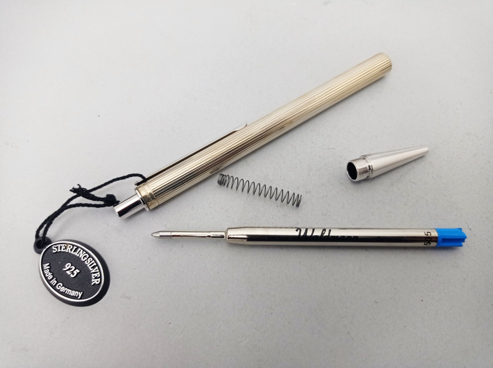 Waldmann Eco Sterling Silver 925 Ballpoint Pen Vintage Unused NOS