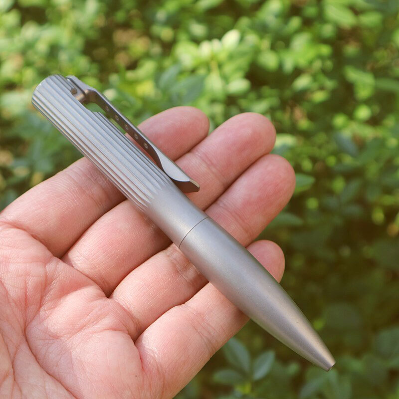 Titanium Alloy Ballpoint Pen Business Office Signature Pen EDC Pocket Multi Tool