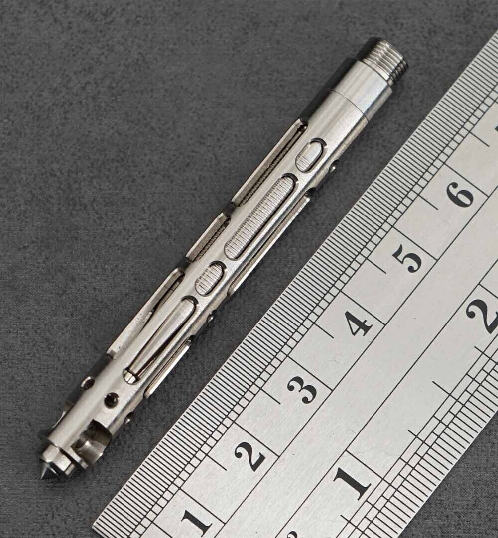 New EDC Mini Titanium Alloy keychain Ball Point Pen Signature Pen Outdoor Travel