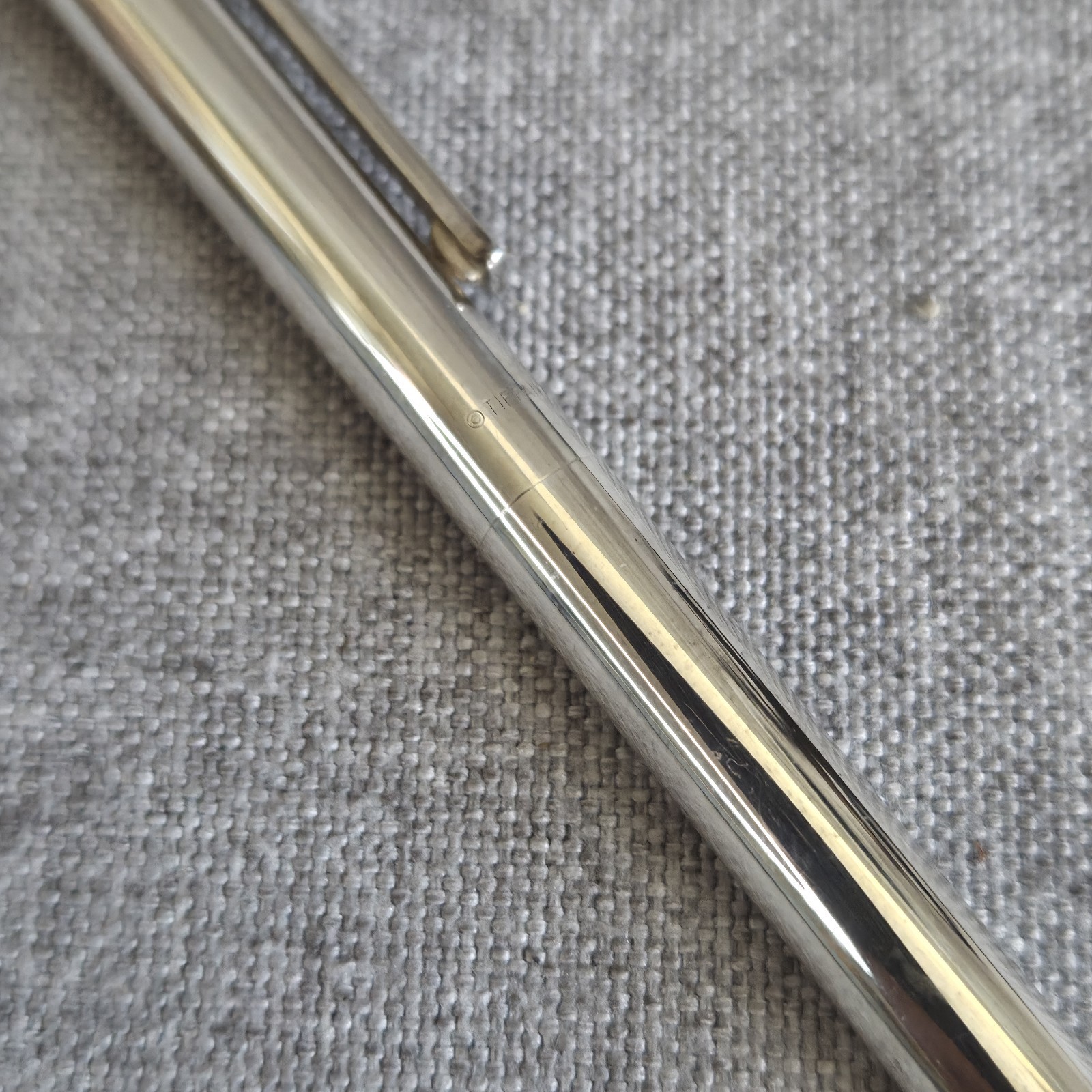 Vintage Tiffany & Co Sterling Silver Ballpoint Pen 925 USA T Clip Inscribed