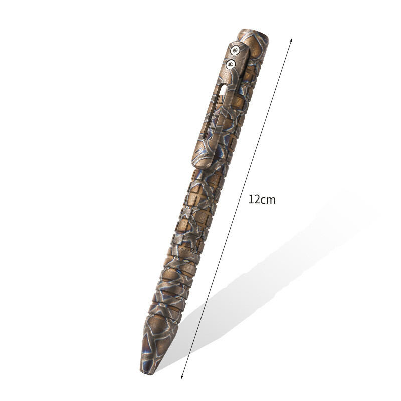 Titanium PEI Ballpoint Pen Bolt Action Signature Writing Pocket Pen EDC Office