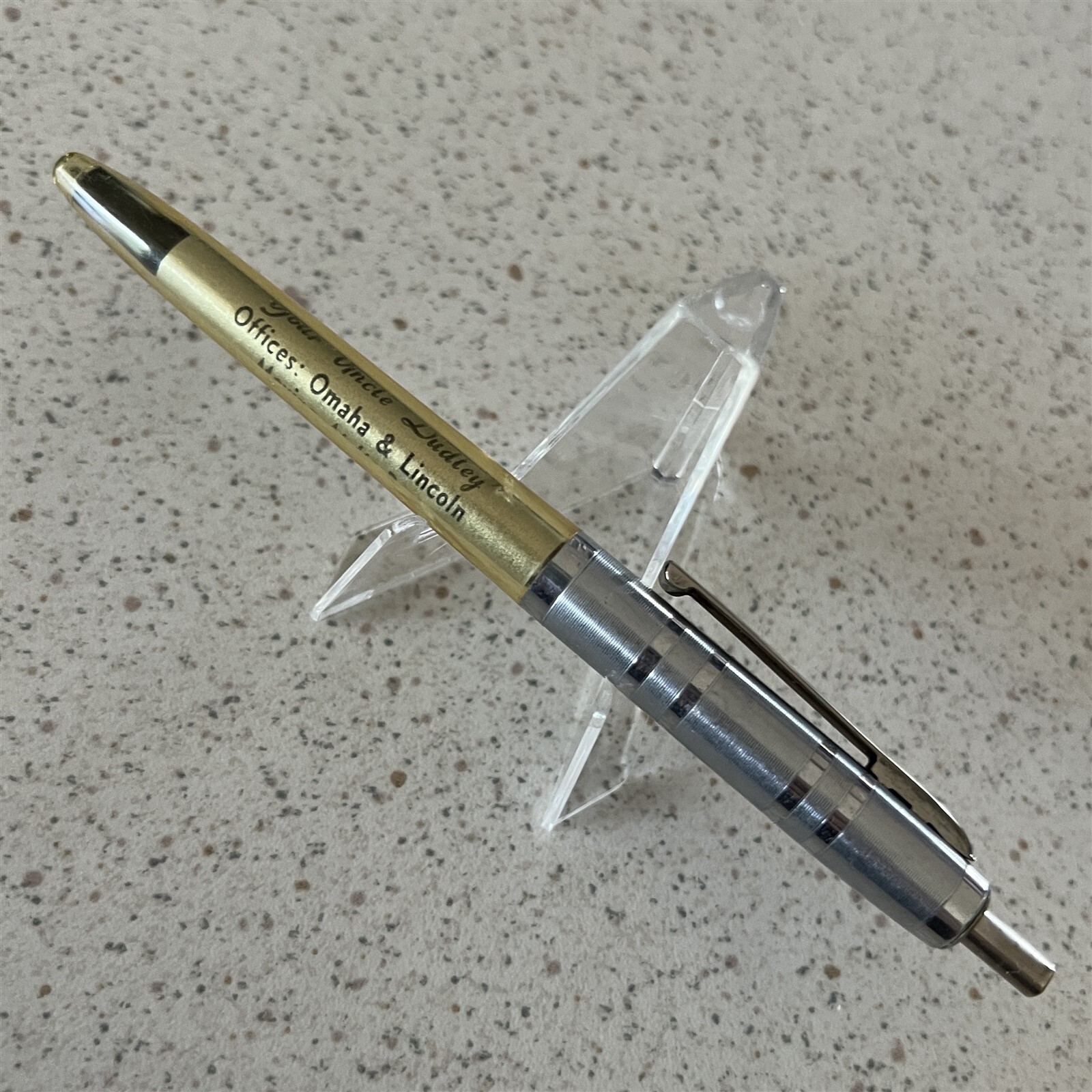 Your Uncle Dudley Moving Company Lincoln Omaha Nebraska Vintage Ballpoint Pen