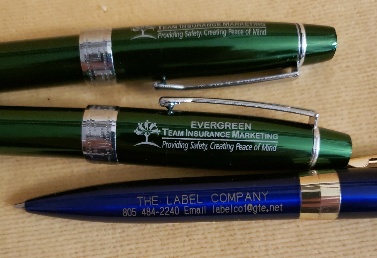 13 Black Green Acrylic Celluloid Steel Attaché Ballpoint Pens Blue LACHIEVA?