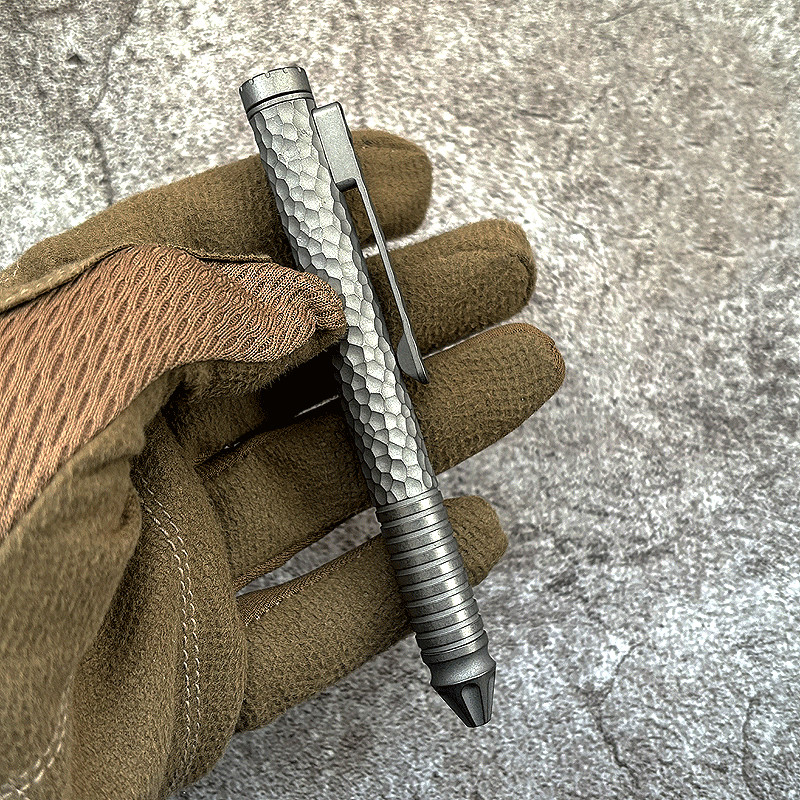 EDC Titanium Spinner Pocket Ball Pen Business Signature Pen StudentS Stationery