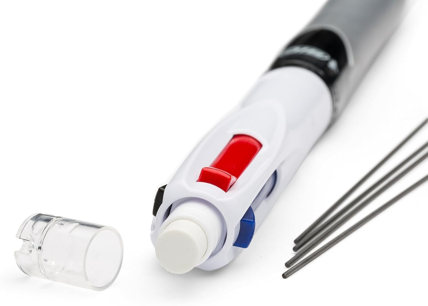 4-Color 3+1 1 Count (Pack of 1) Red, Blue, Black Ink Ballpoint Pen and Pencil