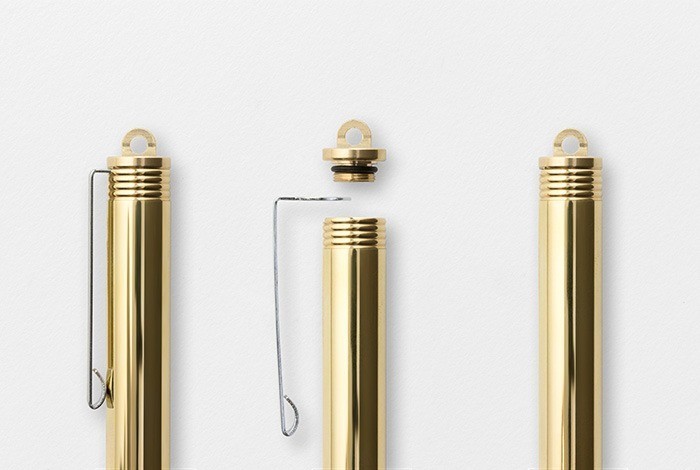TRAVELER’S COMPANY TRC Brass Rollerball Pen Solid Brass TRAVELER’S Notebook