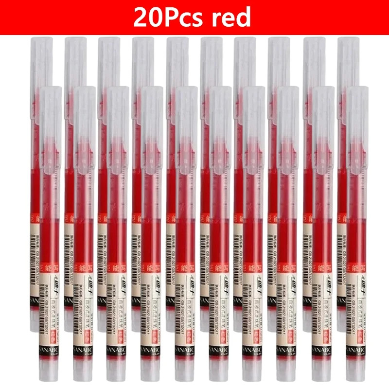 0.5mm Gel Pens Fine Point Black Blue Ink Smooth Writing Office School Supplies