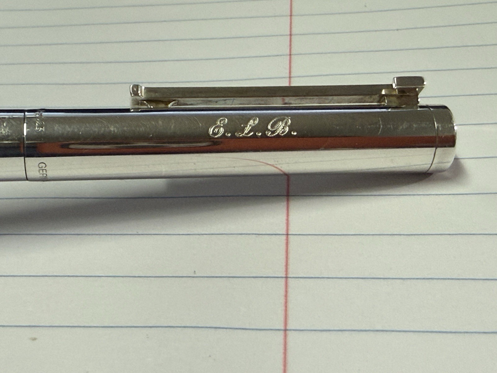 Classic Tiffany & Co «T» Clip Sterling Silver 925 Twist Ballpoint Pen Germany