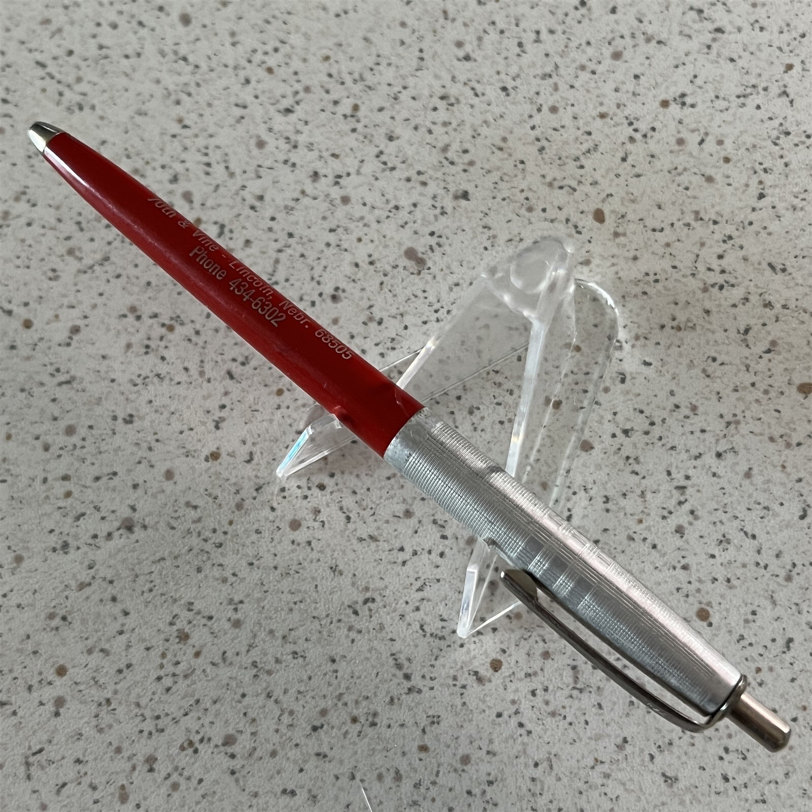 Lincoln Land Carpet Co Nebraska Vintage Ballpoint Pen #20125