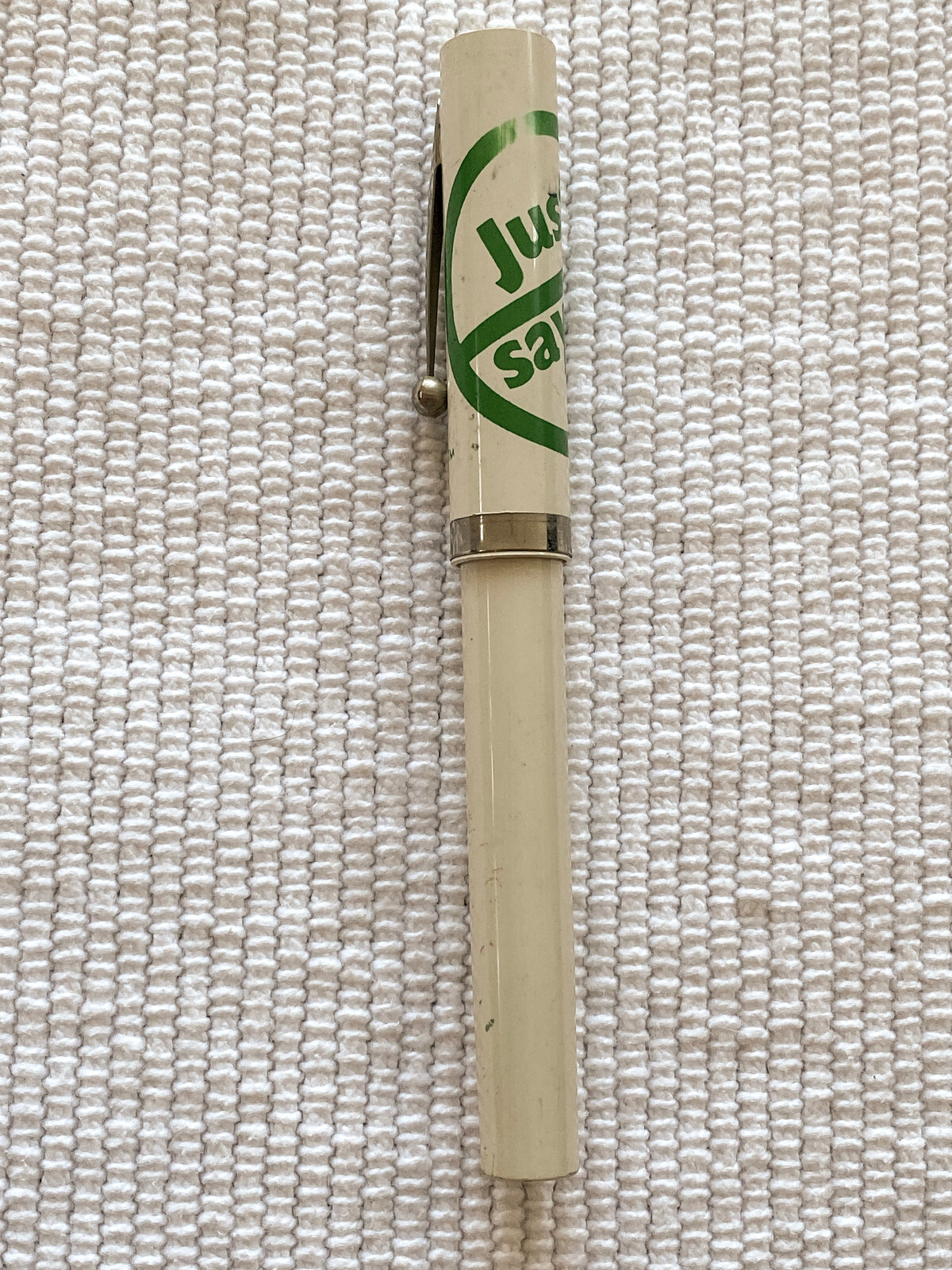 Just Say No Pen – No Ink – Nancy Reagan No Drug Campaign Vintage 1980’s History