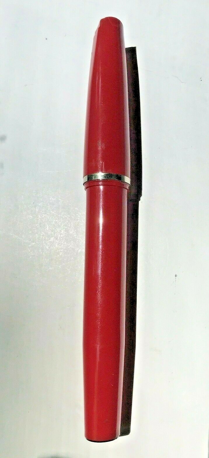 Monster Red Ballpoint pen. Says Italy on pocket clip – Large – Big