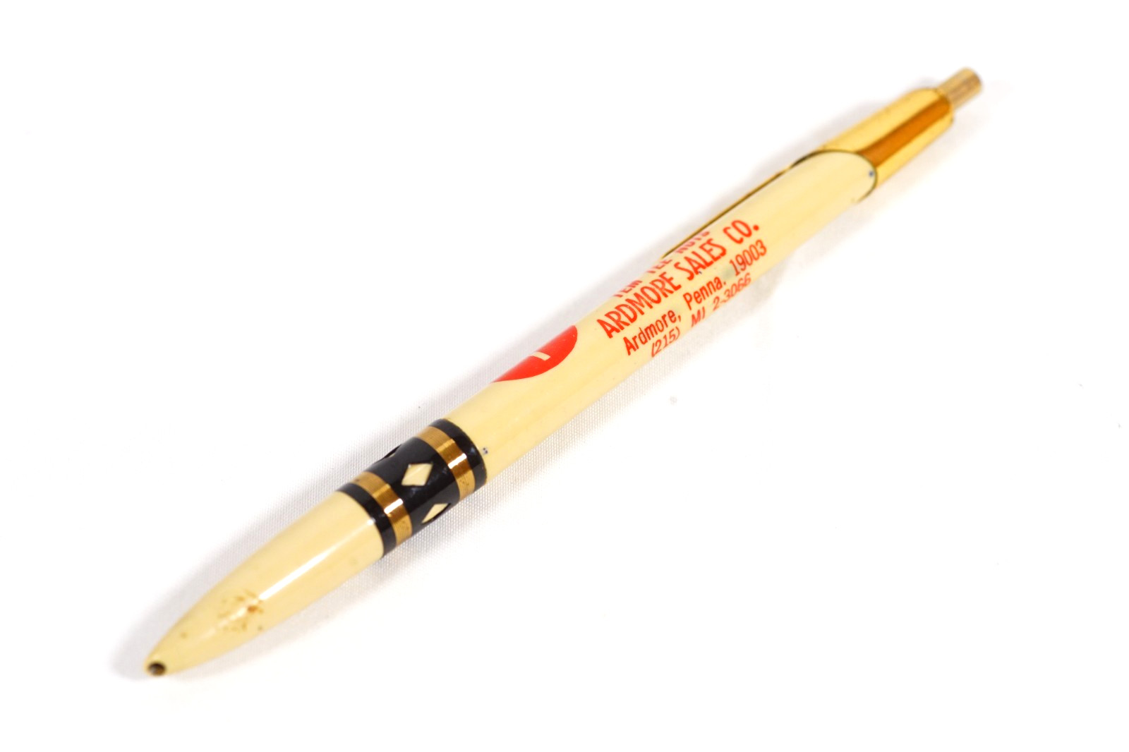 Vintage T The Brand Tem Tee Nuts Ardmore Sales Advertising Ballpoint Pen
