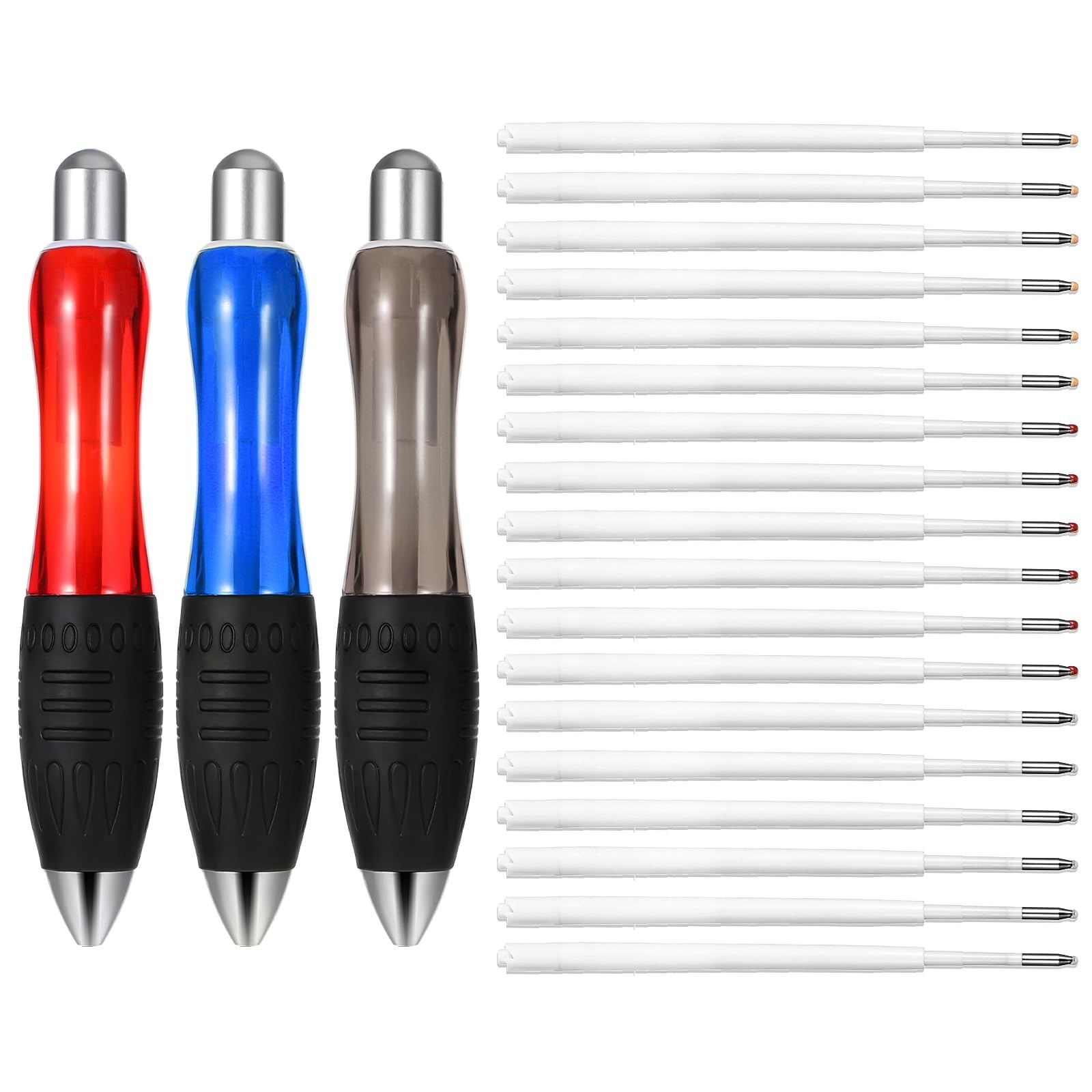 Heavy Weighted Ballpoint Pens 3 Pcs Big Fat Pens Aids Writing Large Wide Grip Pe