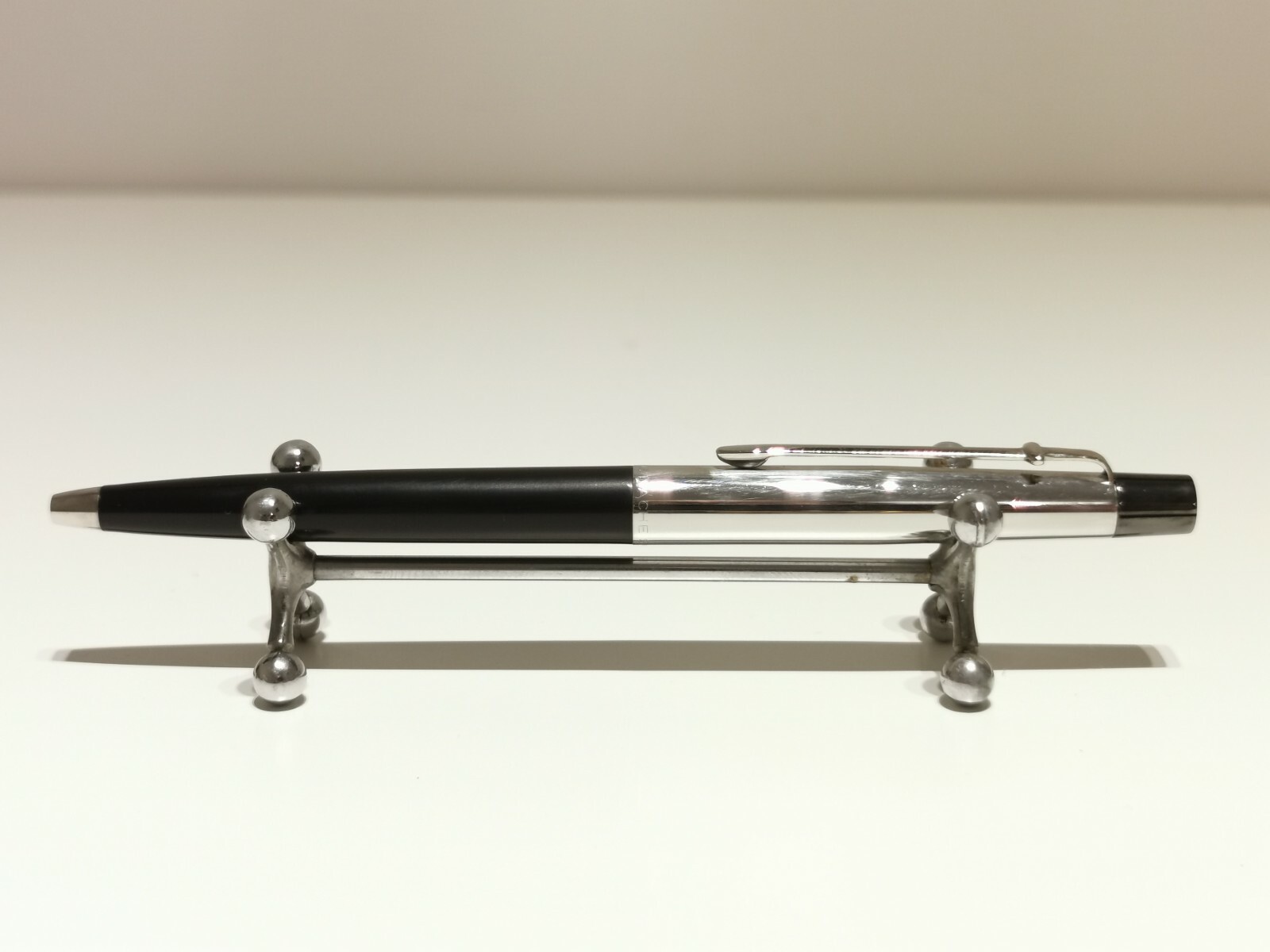 VINTAGE RARE MODEL SWISS METAL AND PLASTIC BALLPOINT PEN «CARAN D’ACHE» 864