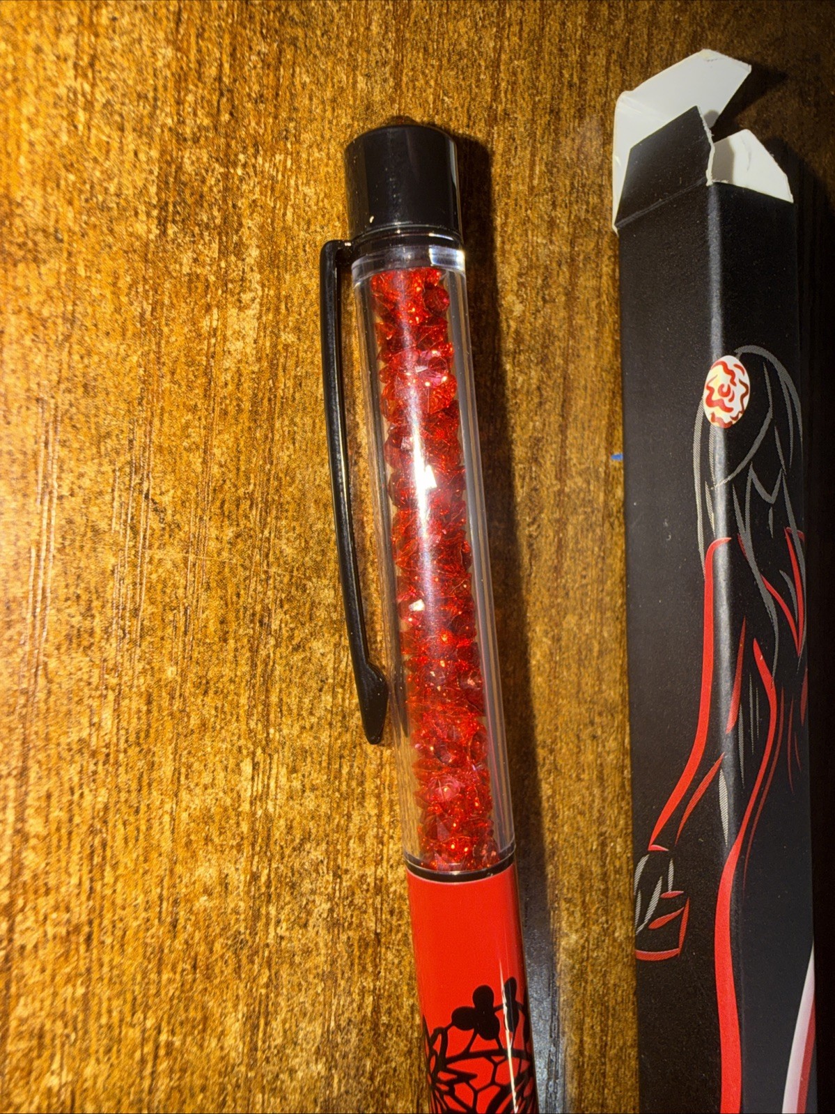 PenGems Pen with Gem – Provocateur – Black & Red