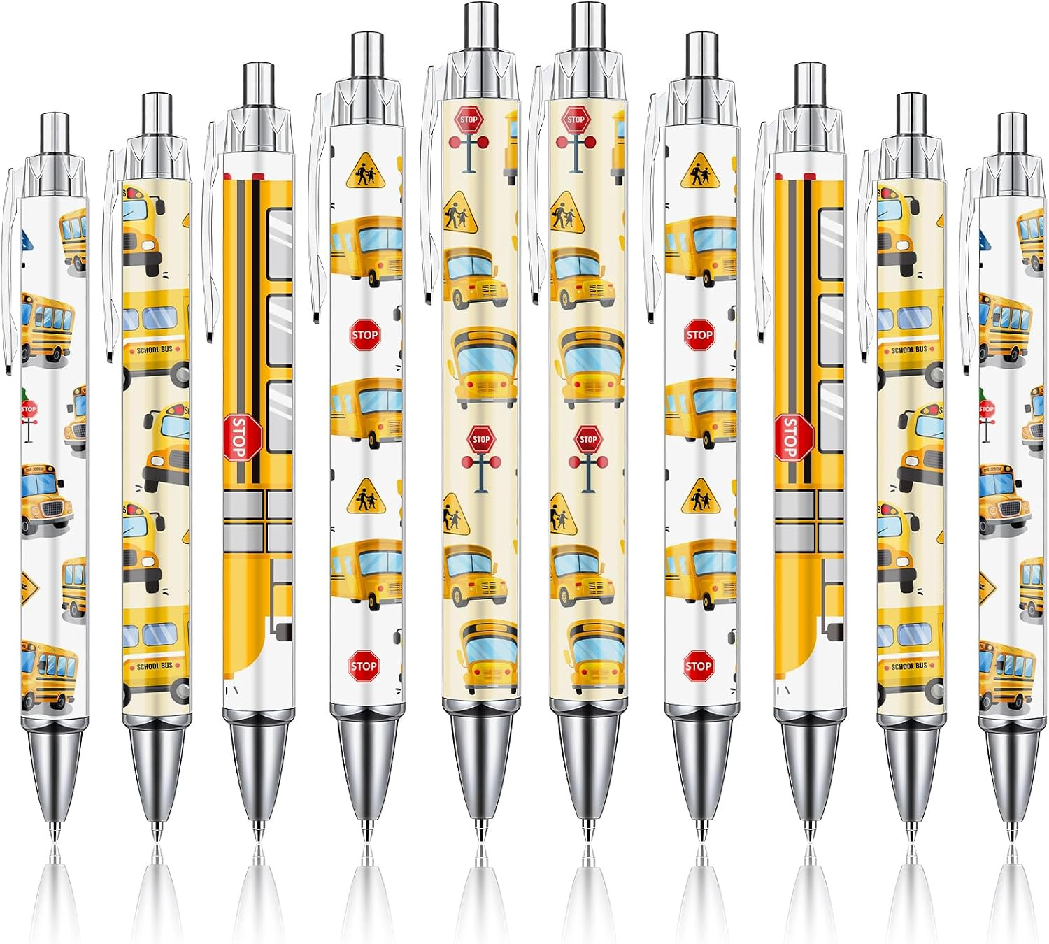 School Bus Driver Ballpoint Pens 10 Pcs Bus Driver Appreciation Gifts Pens Set I