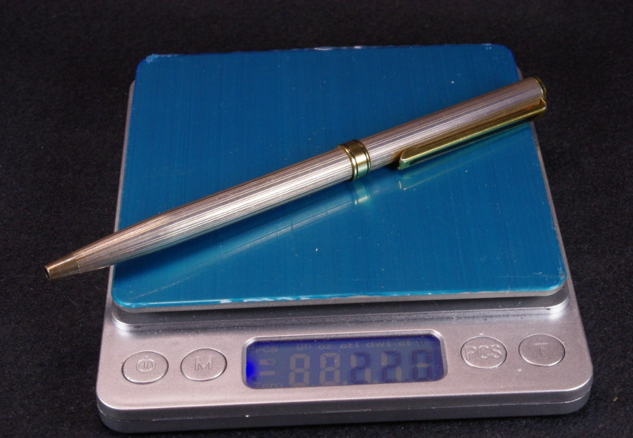 Vintage Sterling Silver 925 Ballpoint Pen Germany 295 VA (№1320)