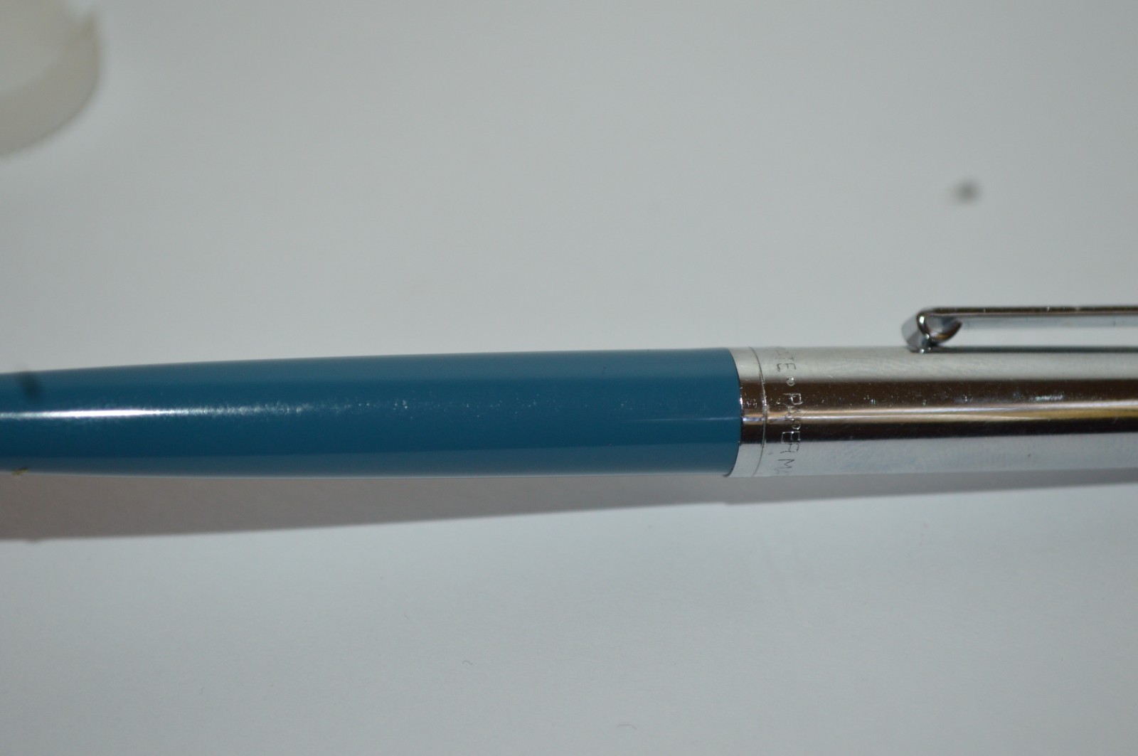 PAPER MATE Profile #2 Regular Grip Ball Pen Dark Blue Barrel Made In Mexico 1990