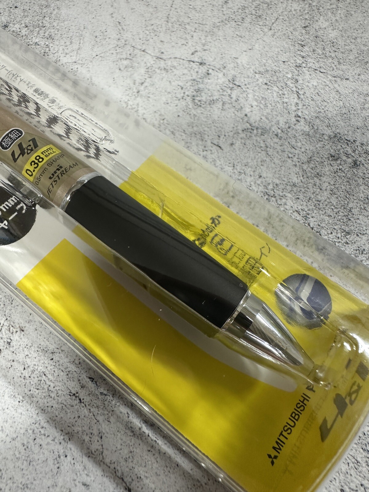 Jetstream 4&1 Metal Gold Ballpoint Pen (Black Red Blue Green) And Pen 0.38mm