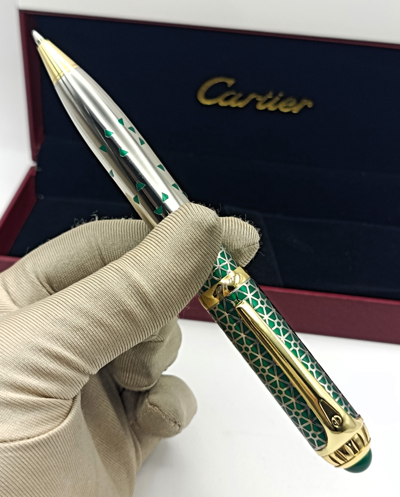 Rare Cartier Santos De Cartier Special Limited Edition Collectable Ballpoint Pen