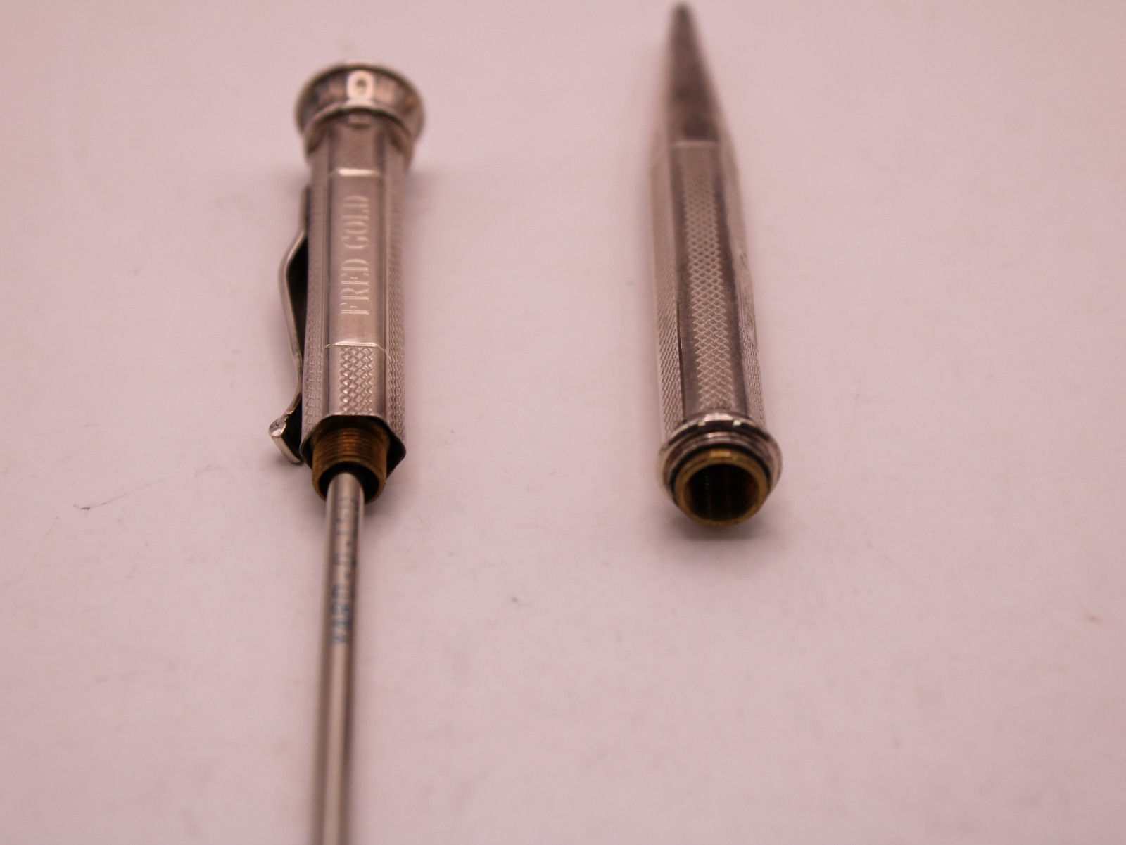 Yard – O- Led – Ambassador Ball Point Pen Sterling Silver – Inscribed