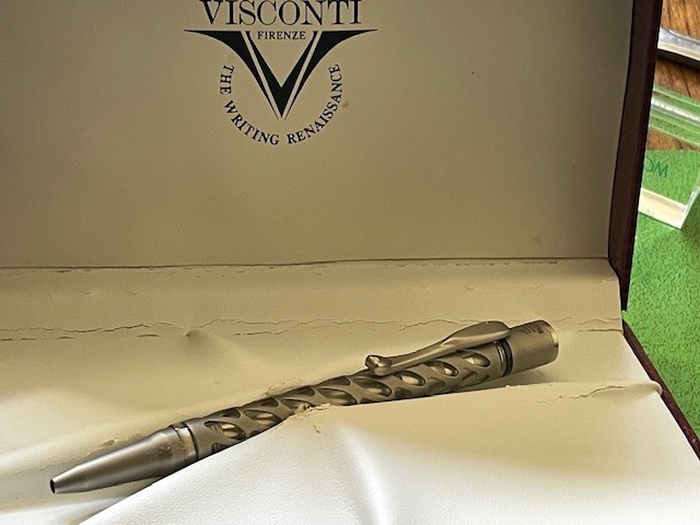 Visconti Limited Edition Skeleton Titanium Demonstrator Ballpoint Pen
