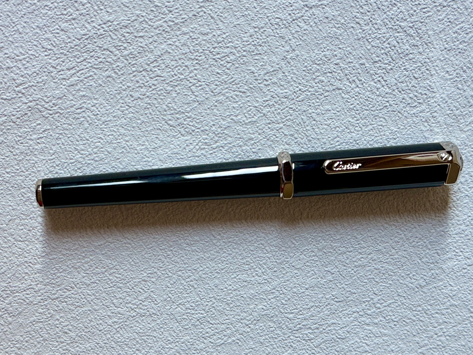 Cartier Santos Palladium-Finish Rollerball Pen – New in Box | Luxury Ad Gift