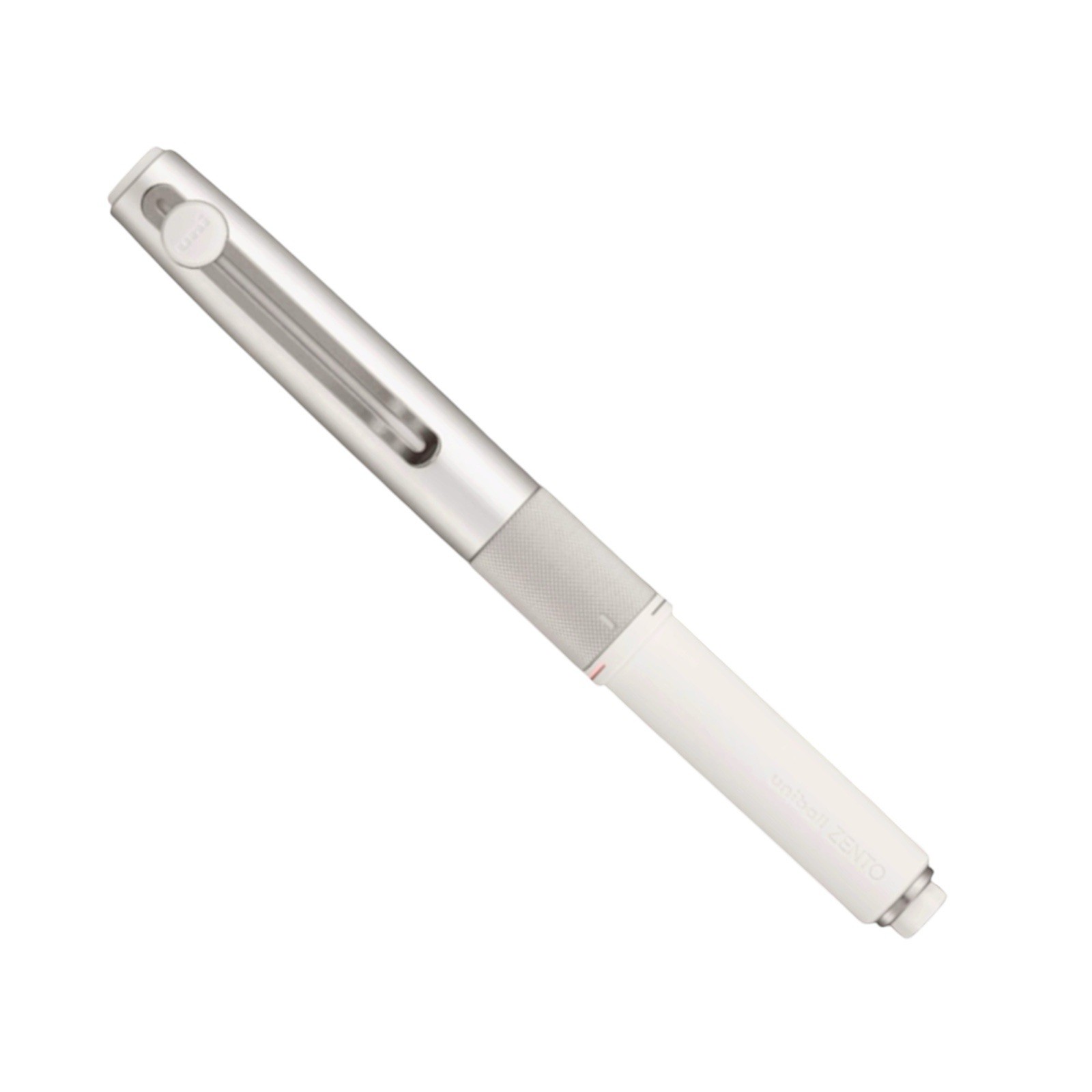 uniball ZENTO Signature Model 3-Color Ballpoint Pen 0.38mm Silver Black/Red/Blue