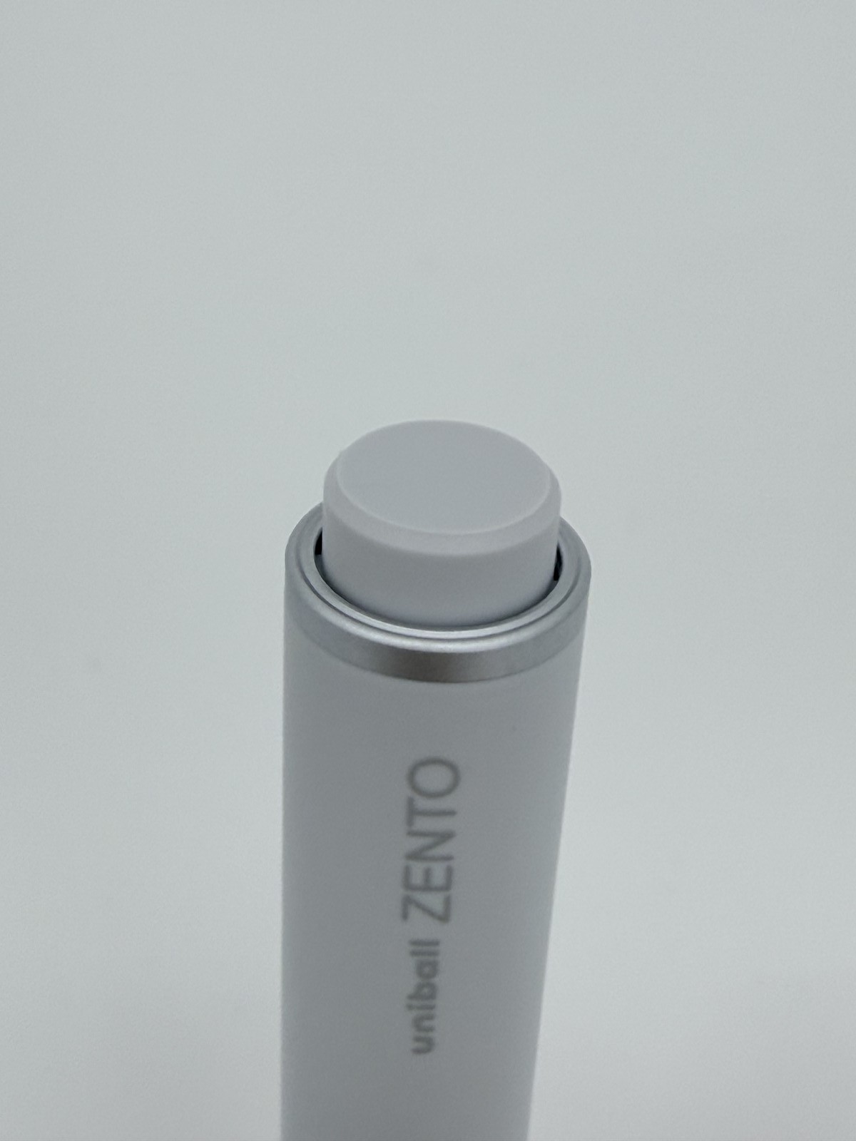 MITSUBISHI PENCIL uniball ZENTO Signature Model Silver 0.38mm Japan NEW