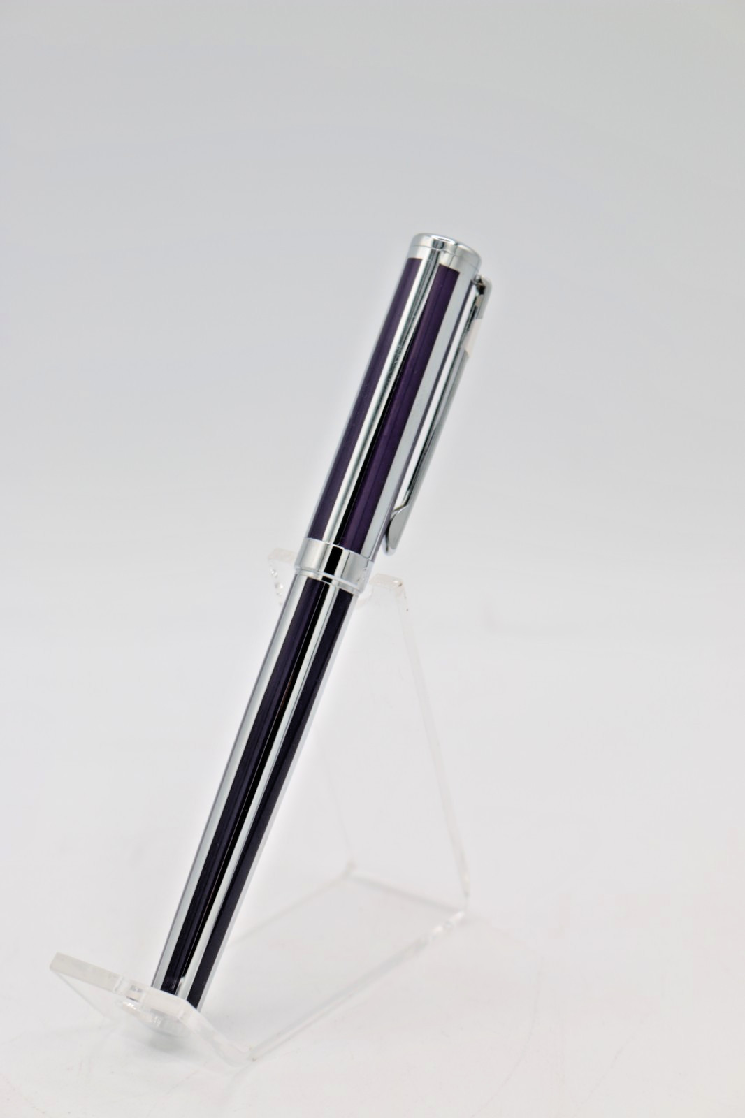 Sheaffer Intensity Purple Rollerball Pen Chrome Trim Violet Lacquer Model 9232-1