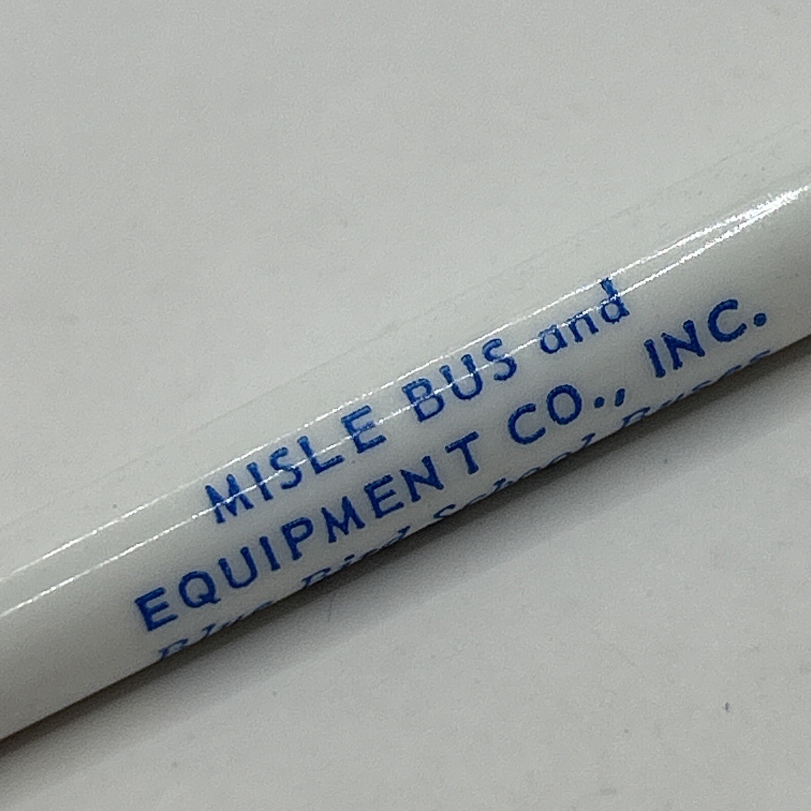 VTG Scripto Ballpoint Pen Misle Bus & Equipment Co. Blue Bird Lincoln NE