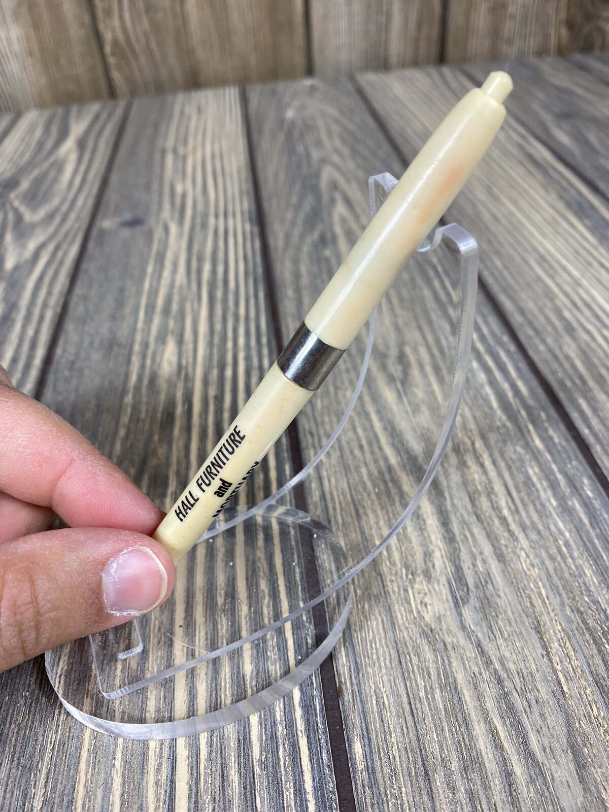 Vintage Hall Furniture And Mortuary Lincoln Kansas Pen Advertisement