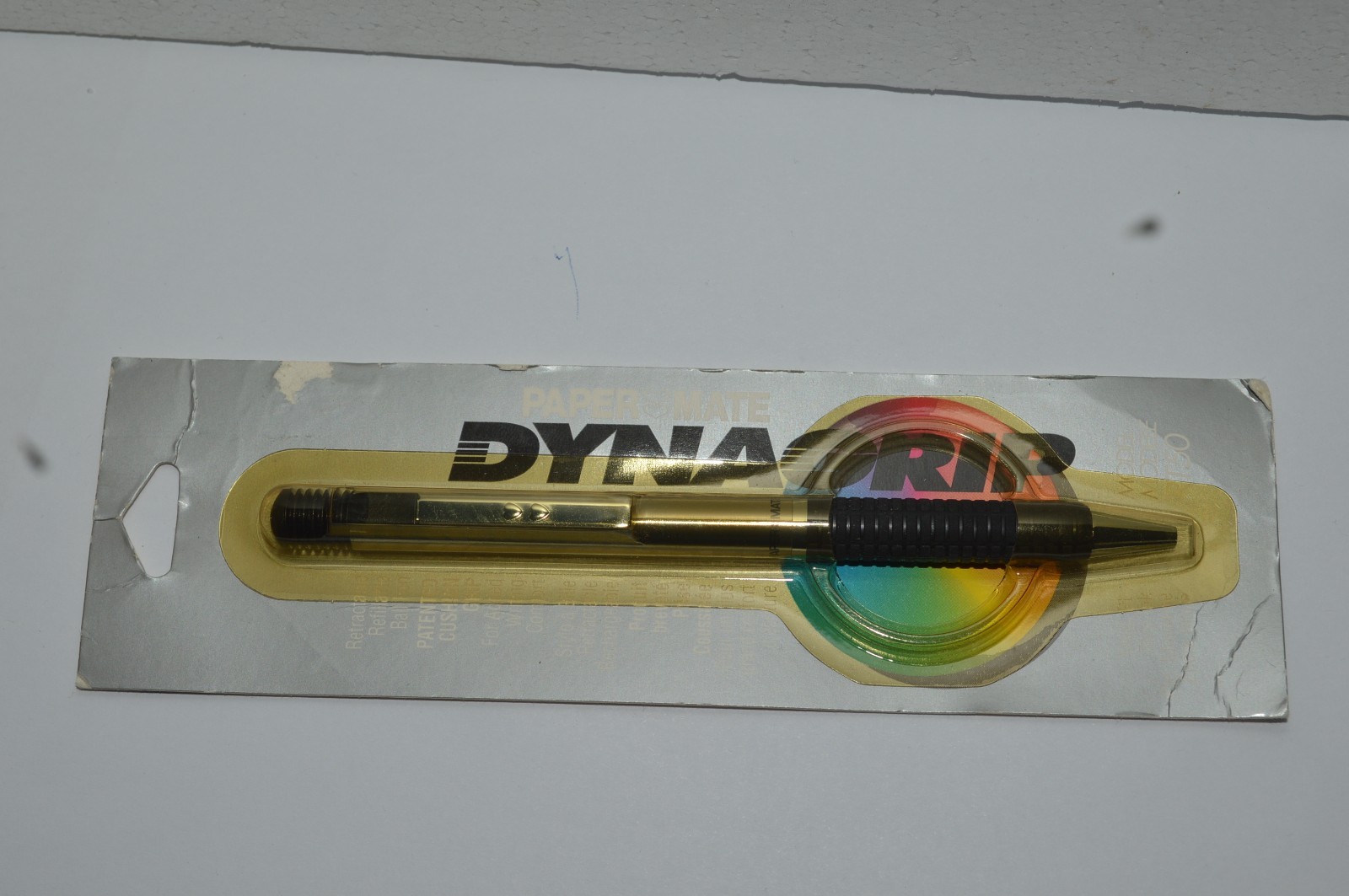 Paper Mate DYNAGRIP RT50 Ballpoint Pen Stainless Steel Made In Japan MOC Ca 1991