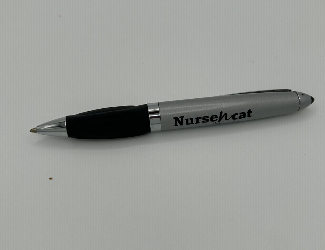 NURSE N CAT Ballpoint Rubber Grip Pen 1 Aka Houdini