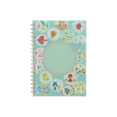 Sun-Star Stationery mizutama Goods Ring Notebook Pocket Mint Green S2643863
