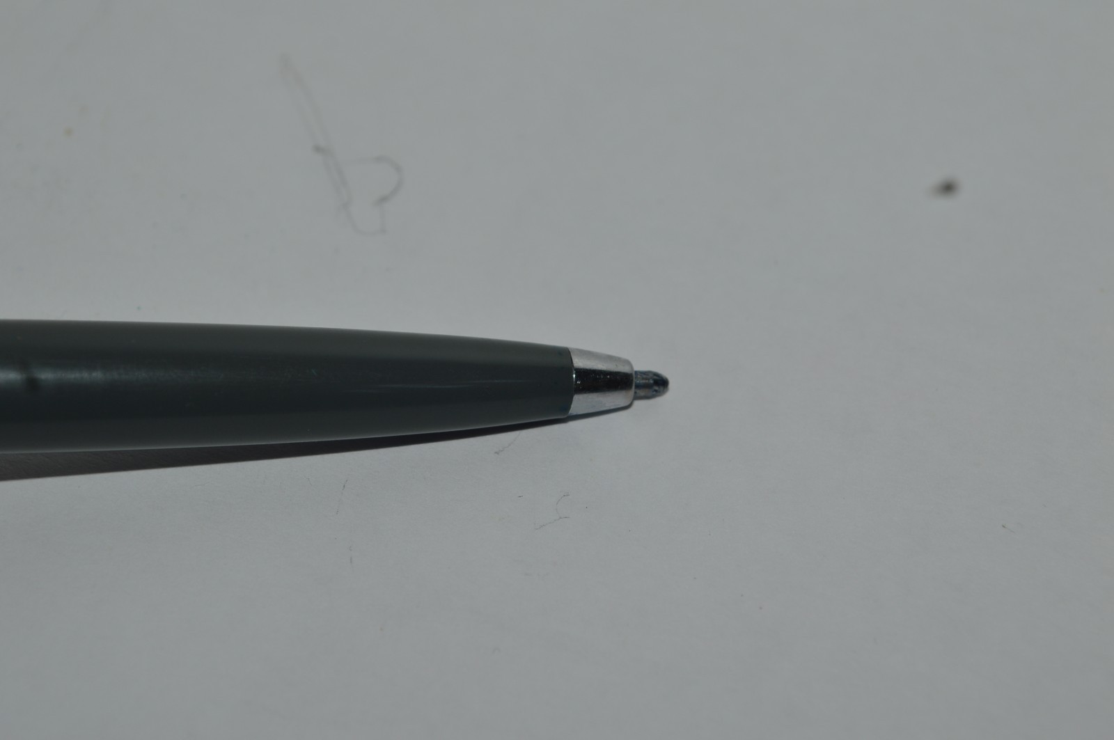 Paper Mate #355 MALIBU Ballpoint Pen Grey Color Plastic Made In USA Circa 1980’s