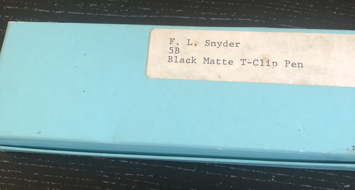 Original Tiffany & Co. Sterling Silver 925 & Black Matte T- Clip Pen And Box