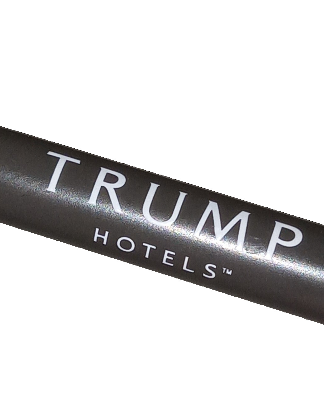 Trump Hotels Authentic Pen in Gift Box Titanium Dark Gray w/ Gold Trim 2025 NEW