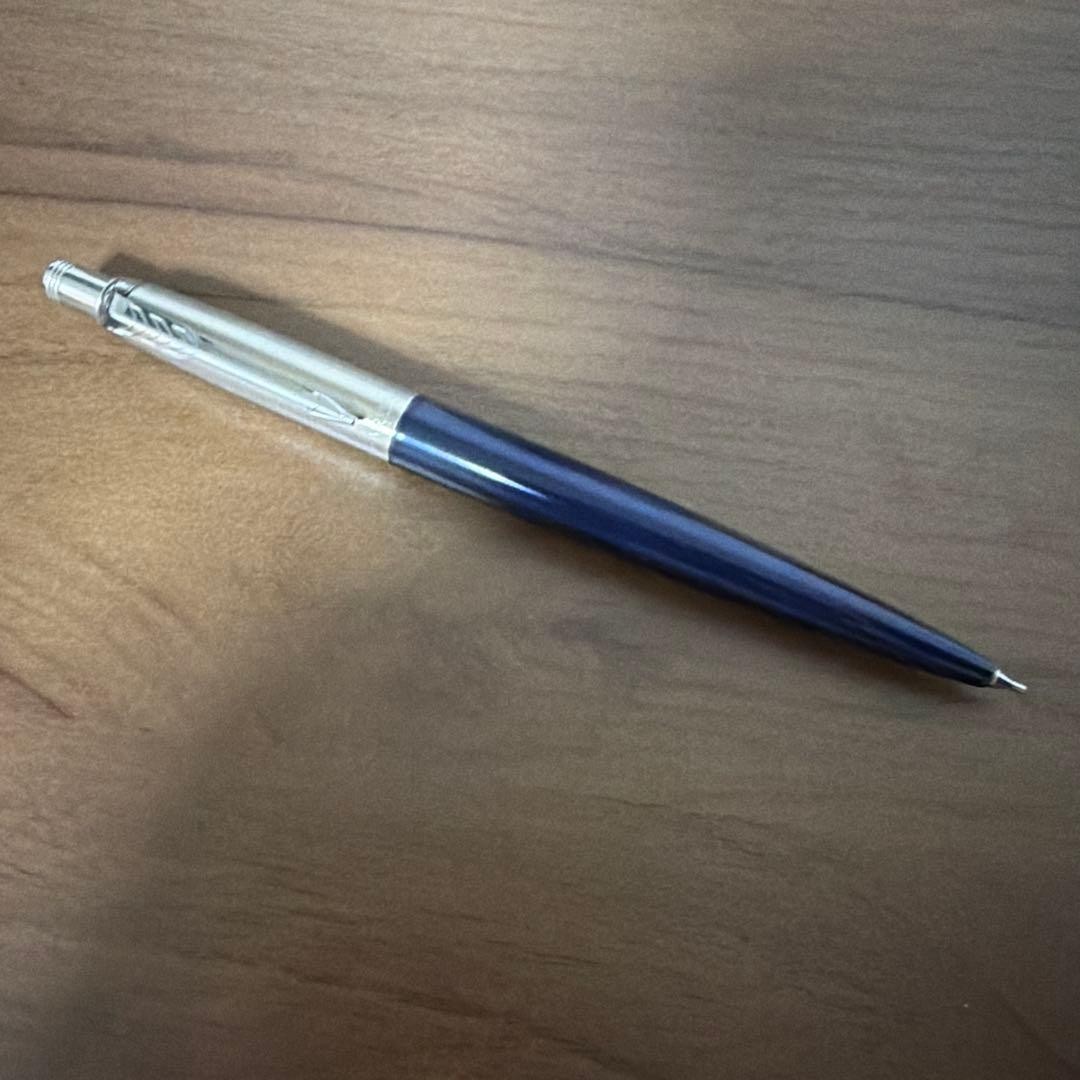 Pilot mechanical pencil, blue plastic and metal, fine tip, metal clip, used
