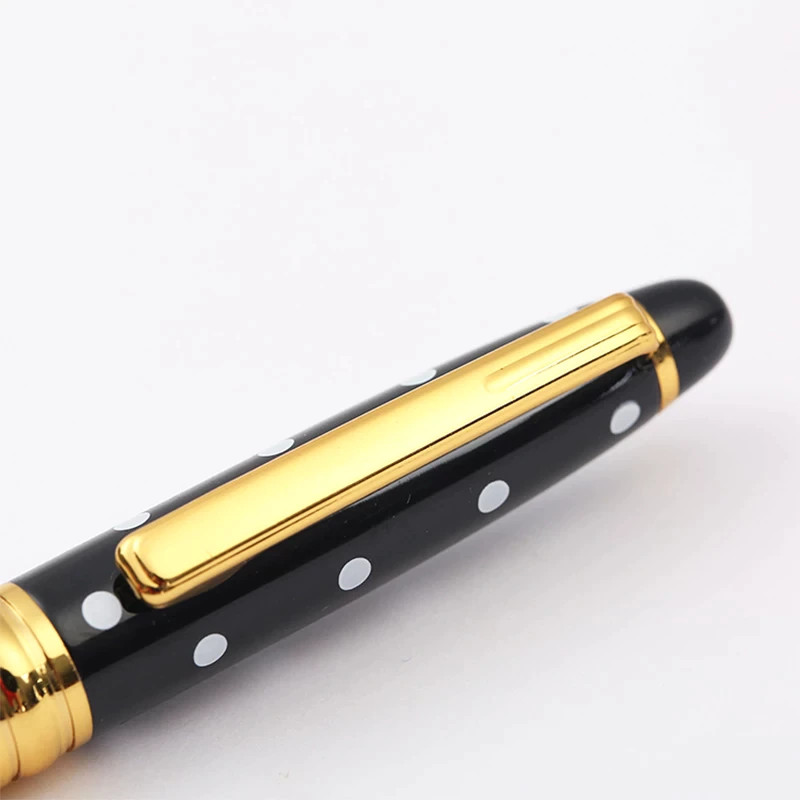 Baoer 705 Metal Twist Ballpoint Pen, Black Ink with Fine Tip, 9 Color Options