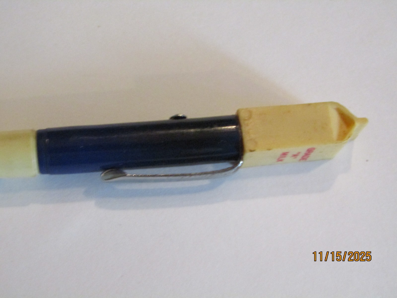 Vintage Ritepoint Ball Point Pen Irving’s Market Monroe Wash A Milk Carton Top